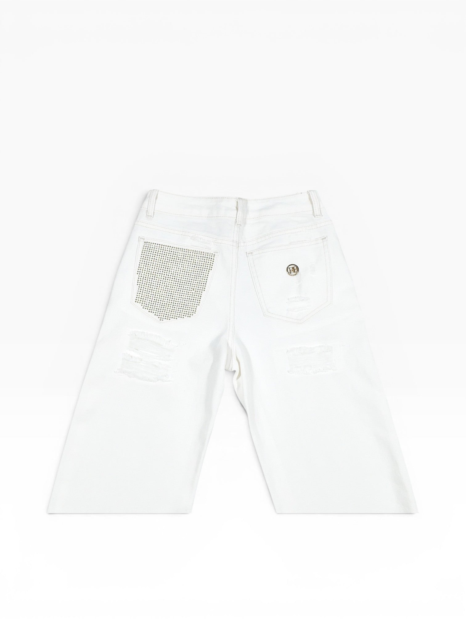 Weiße Jeanshose