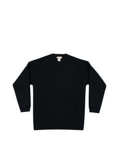 BubiniSegreti Grobstrickpullover in Anthrazit mit Rundhalsausschnitt aus hochwertigem Strickmaterial