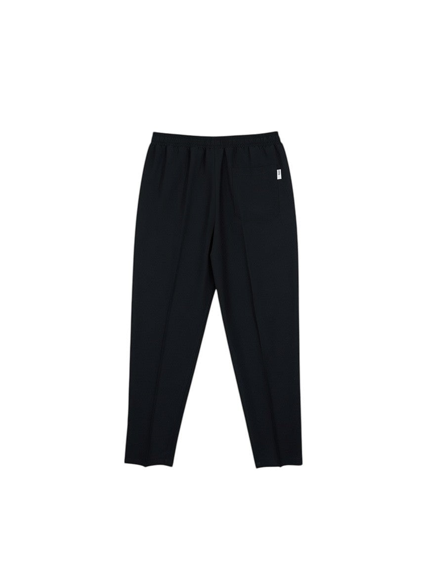 BubiniSegreti schwarze Freizeithose mit elastischem Bund und Gesäßtasche in minimalistischem Design