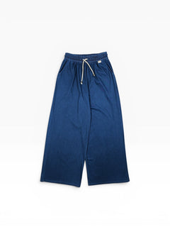 BubiniSegreti weite blaue Jeans mit Kordelzug und weitem Bein, aus leichtem Denim